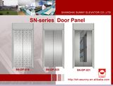 Elevator Door Panel with Etching Stainless Steel (SN-DP-319)