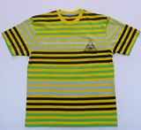 Men's Striped T-Shirt with Round Neck