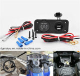 12V-24V Car Power Socket Adapter Dual USB Charger Scoket Waterproof