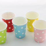 Party Supplies Eco-Friendly Polka DOT Paper Drinking Cup