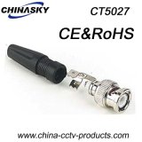 CCTV Cable BNC Male Solderless Connectors with Boot (CT5027)