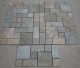 Wooden Slate, Slate Flagstone Slate on Mesh for Outdoor, Natural Slate Wall Panel/Cultured Stone/Ledgestone