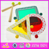 2015 New Arrival Kids Musical Drum Toy, DIY Cheap Children Wooden Drun Toy, Music Instrument Wooden Drum Toy for Christmas W07j035