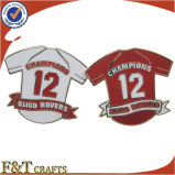 Decorative Cheap Custom Soccer Jersey School Lapel Badge (FTBG1057H)