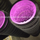 Black Bristle Purple Plate Textile Brush