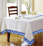 Polyester Heat Transferred Printed Tablecloth with