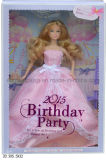 11.5 in Birthday Doll with Holder (Q0181134)