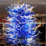 Special Design Blue Tree Glass Sculpture for Decoration