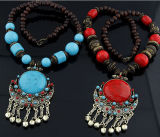 Fashion Beautiful Resin Necklace Jewelry (XL6201)