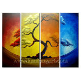 Colorful Modern Abstract Acrylic Landscape Painting (KLLA4-0013)