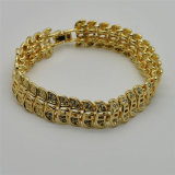 Classic Bracelet Bold Chain 22k Gold Bangles Cool Gold Bracelet Link Wedding Jewellery (LA08127B1S0021)