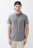 Wholesale Cheap High Quality Oxford Shirt with Short Sleeves