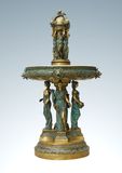 Fancy Fountain Bronze Handicraft Sculpture (TPLS-041)
