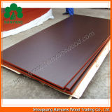 18mm Brown Color WBP Glue Double Sides Film Faced Plywood From China Manufacturer