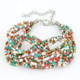 VAGULA Bohemian Handmade Beaded Weave Multilayer Braided Bracelet