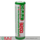 Rechargeable 3.7V 3200mAh Li-ion Battery (VIP-18650-2600)