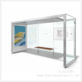 Customized Tempered/Toughened Glass for Bus Shelter