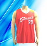 100% Polyester Man's Sleeveless Basketball Jersey