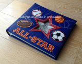 Embroidery PU Leather Photo Album with Star Window