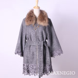 Women Winter Fashion Fur Collar Coat (1-25516)