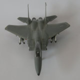 China Maunfactory Die Cast Alloy F15 Fighter Jet Model with Landing Gear and Stand in 1/48 Scale