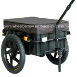 Premium Bike Trailer for Carrying Goods with Plastic Tray