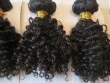 Afro Kinky Curl Peruvian Human Hair Weaving Remy Hair Extension Virgin Hair