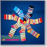 Kids Multi-Striped Normal Socks (KNE0001-KNE0002, WNE0003-WNE0007)