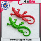 Metal Pin Badge for Gecko Shape with Difference Painting