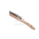 The Newest Style European Style Steel Wire Brush with Wooden Handle, Brush Steel Wire Brush Brass Wire Brush (SJIE3006)
