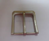 Zinc Alloy Pin Buckle in Foggy Nickel (belt buckle-008)