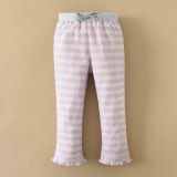 12m-6t, Cotton, Plain Dyed Design Knitted Long Pants Girls