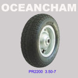 3.50-7 Pr2200 Wheel Barrow Pneumatic Wheel