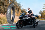 High Standard Natural Rubber Motorcycle Tyre 90/90-18
