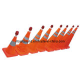 Retractable Traffic Cone, Traffic Cone, Foldaway Cone (T-6102)