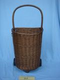 Wicker Shopping Cart