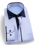 Men's Wrinkle Free Business Striped Button Down Collar Shirt