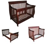 Wooden 3-in-1 Baby Cot (BC-017)