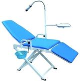 Dental Portable Chair Mobile Unit Cold Light + Cuspidor Tray Dentistry Equipment