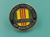 Vietnam Veterans of America Life Member Pin Badge (XD-B39)