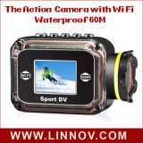 5MP Fullhd 140degree WiFi Extreme Action Sport Camera with HDMI AV out PRO Style Waterproof 60m