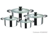 8PCS Stainless Steel Tableware with Mixed Handle (KG08A002)