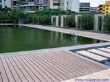 Crack Resistant Waterproof WPC Decking for Outdoor Pool