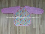 Printed Baby Bib with Sleeve in PEVA