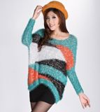 Lady Knitted Pullover Sweater Fashion Garment (ML1026)