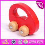 2015 Pull Back Mini Wooden Toy Wholesale Toy, Wooden Pull and Push Toy for Kids, Promotional Cheap String Wooden Drag Toys W05b080