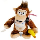 Stuffed Cartoon Animal Electric Plush Monkey Toy (GT-007000)