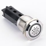 Stainless Steel Ring Illuminated Flicker Buzzer (Lf19-FCS)