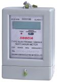 Dds196 Type Professional High Quality Single-Phase Electronic Watt-Hour Meter with CE Approval