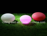 LED Glowing Flat Ball / Rechargeable Waterproof Ball Decoration